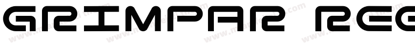 Grimpar Regular字体转换